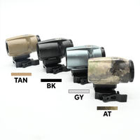 Lunette de visée tactique 5D Era 3T AMR à grossissement fixe 3X avec interrupteur latéral rabattable, montage QD détachable rapide, chasse