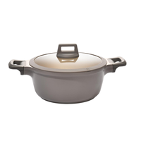Ensemble de 12 casseroles et poêles modernes en titane, antiadhésives, sans fumée, en granit, avec couvercle en silicone