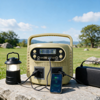Station d'alimentation portable 200W 400W à prix de gros, batterie LiFePO4, générateur solaire, alimentation de secours pour le camping en extérieur et les situations d'urgence
