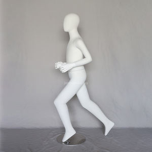 Athelic vêtements sport mannequin complet du corps adolescent blanc mat brillant garçon mannequin de course pour boutique - Product Image 1