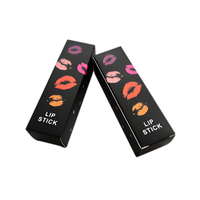 Boîte d'emballage en papier personnalisée de luxe pour cosmétiques, rouge à lèvres, soins de la peau, cils, vente en gros