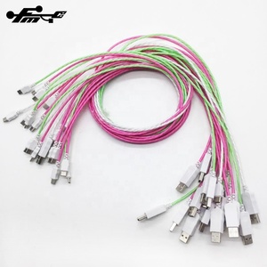 1m <strong>Long</strong> Pure Copper LED Light Flowing Visible USB <strong>Charger</strong> <strong>Cable</strong> for <strong>iPhone</strong> PVC Jacket with Luminescent Charging Feature - Product Image 5