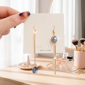 Orecchini in Acciaio Inossidabile con Fiocco, Farfalla, Fiore e Cristallo, Set Trendy per Ragazze, Vendita all'Ingrosso - Product Image 3