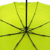 Parapluie de luxe entièrement automatique à 3 plis avec manche en bois de bambou, design classique, 8 baleines, idéal pour les voyages et les cadeaux d'affaires