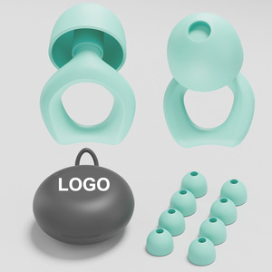 Bouchons d'oreilles en silicone CEMHO Classe II de haute qualité, moulables, pour petites et grandes oreilles, pour dormeurs latéraux, voyages, études, travail, anti-bruit - Product Image 2