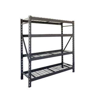 מדפי אחסון תעשייתיים קלים, מתלה כלים, מערכת מדפים ממתכת, מדף לשימוש במחסן - Product Image 4