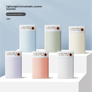 Ropa Interior Femenina Ultrafina de Seda de Hielo, Sin Costuras, Transpirable, Antibacteriana, con Bolsa 3D para la Cadera, Color Nude - Product Image 1