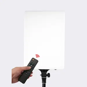100 * 3w制造商可调光超薄视频拍摄发光二极管面板灯，带遥控照相馆