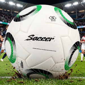 Balón de Fútbol de Cuero PU de Alta Calidad Profesional, con Logotipo Personalizado, Termosellado, para Entrenamiento y Partidos, Tamaño 3, Gran Venta - Product Image 2