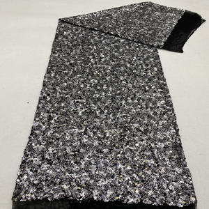 Nouveau tissu à paillettes élastique en maille + 3+5 mm, paillettes colorées, accessoires pour robes, chaussures, sacs, chapeaux - Product Image 1