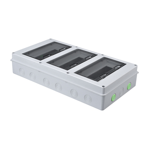 Boîte de distribution électrique Tulabu série HT, 36 voies, 3 <span class=keywords><strong>rangées</strong></span>, IP65, étanche, 20A, 110V, MCB, dispositif de distribution d'alimentation, extérieur - Product Image 2