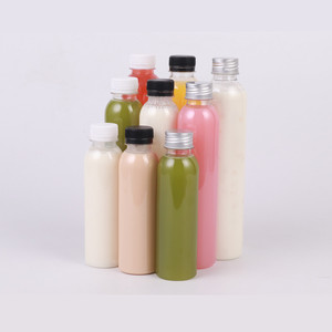 Joint de bouchon à vis de bouteille de boisson en <span class=keywords><strong>plastique</strong></span> PET 250ml/500ml personnalisable pour thé soda avec impression de logo personnalisé 16 oz <span class=keywords><strong>1L</strong></span> - Product Image 4
