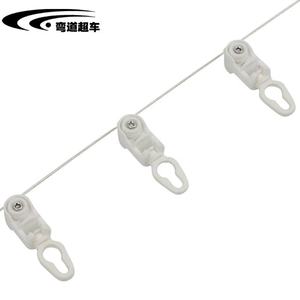 High Quality Electric Motor Metal Putting Ceiling Mount Curtain Track Gliders Curtain Tracking Rails Wave Curtain Track Gliders - Product Image 3