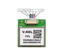 Módulo GPS UBX 10050 2828U10, Módulo de Control de Vuelo, Medidor de Áreas, Navegación GPS para Automóvil, Recepción Satelital de Cuatro Modos, Precisión de 2.5m