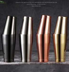 Ouyada mang nhãn hiệu Nhà máy trực tiếp biểu tượng tùy chỉnh thép không gỉ bartender barware <span class=keywords><strong>Bar</strong></span> công cụ 750ml <span class=keywords><strong>Cocktail</strong></span> Mixer Boston Shaker kín - Product Image 3