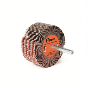 Ttake Abrasive Cloth Flap <b>Wheel</b> 30x20 Mm 6 Mm Shaft 180 Grit For <b>Grinding</b> - Product Image 2