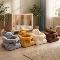 Coussin de Soutien de Sécurité pour Siège Auto Bébé/Tout-Petit en Peluche Douce Personnalisé avec Tissu Doux pour la Peau pour des Voyages Confortables