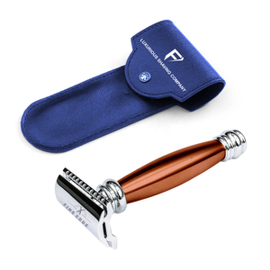 Rasoir de sécurité écologique et réutilisable à double tranchant pour hommes et femmes Poignée chromée compatible avec toutes les lames DE standard - Product Image 2