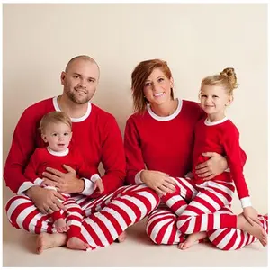ชุดเสื้อและกางเกงสำหรับครอบครัว,ชุดนอนคริสต์มาสสำหรับเด็กขายส่งสำหรับครอบครัว