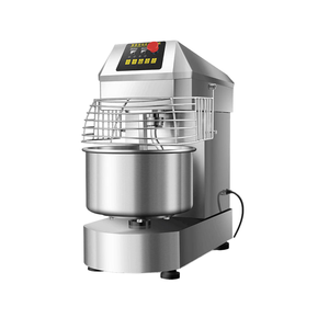 Precio al por mayor, proveedor personalizado, amasadora de masa en espiral automática de acero inoxidable de 20L con cabezal inclinable para encimera, nueva, para pan y harina - Product Image 1