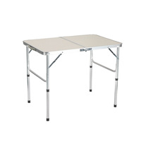 Table pliante multifonctionnelle portable en alliage d'aluminium moderne BSCI pour l'extérieur, table réglable, table d'ordinateur, chaises, pique-nique
