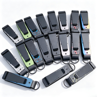 Porte-clés intelligent personnalisé, pratique, fin, silencieux, minimaliste, innovant, organisateur de clés compact, porte-clés métallique