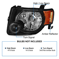 Phare LED OE AURON DRL pour Ford Escape 2008-2012, accessoires auto, 36W 6000K, ajustement universel, homologué DOT, neuf