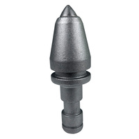 DRILLMORE Embouts de burin à tige ronde à dents coniques BC86 en acier 35CrMnSi, 30 PIÈCES/BOÎTE pour outils de perçage