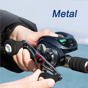 Alpha 2024 New Product 15kg Big Game Reel Fishing High Quality Metal Baitcasting Fishing Reel For Saltwater
