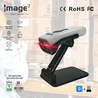 Escáner de Código de Barras Portátil Mini H-1801Z, Inalámbrico 2.4G para USB, Lector de Códigos 1D, 2D, QR, Data Matrix, PDF417, en Stock