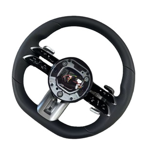 Volante in Pelle Personalizzato per Mercedes-Benz Classe W204 W205 <span class=keywords><strong>AMG</strong></span> <span class=keywords><strong>W212</strong></span> W213 W447 W463 GLC GLA C63 E63 S63 - Product Image 2