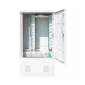 Fiber Optic Outdoor Cable Patch Panel ODF Unit Splice Fiber Optic Cable Fiber Outdoor Cabinet 96 Core