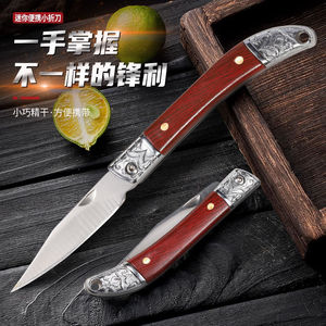 Cuchillo de Frutas de Acero Inoxidable para Dropshipping en Shopify, Pelador Plegable de Alta Dureza, Cuchillo EDC Compacto y Portátil para el Hogar y Exteriores - Product Image 4