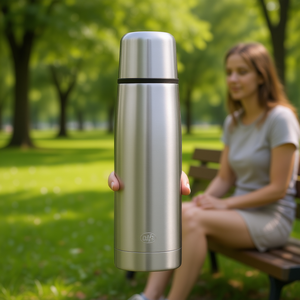 Alfi Insulated Bottle Stainless Steel 0.75L Thermal <b>Flask</b> For <b>Hot</b> Cold <b>Drinks</b> - Product Image 3