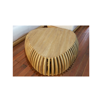Table basse KAG TAB53 Harmony - Bois de teck, design moderne, durable et sophistiqué, meubles de salon