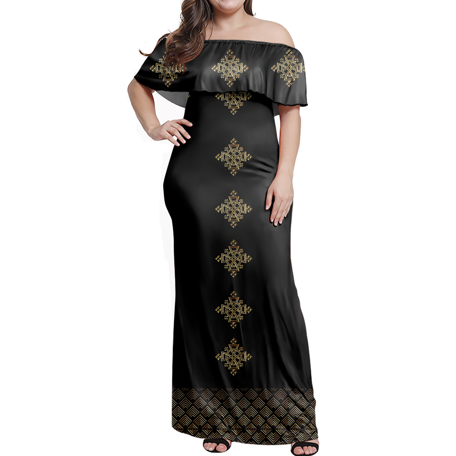 Shop Our Black Traditional Ethiopia Casual Dresses for Women