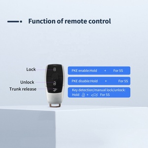 Système de clé intelligente EASYGUARD sans clé compatible avec BENZ FBS4 avec bouton de démarrage OEM (2014-) et accès confort (Comfort Access) - Product Image 2