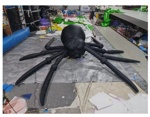 Decoración <span class=keywords><strong>de</strong></span> Halloween Personalizada, Modelo <span class=keywords><strong>de</strong></span> Araña Negra Inflable Gigante para <span class=keywords><strong>Casa</strong></span> Embrujada - Product Image 1