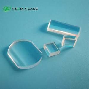 Lente de Vidrio Óptico Cuadrado Cilíndrico de Cuarzo Fundido de Sílice, Zafiro y CaF2 FELIX BK7 K9 para Espectroscopia y Diodo Láser - Product Image 3