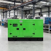 Générateur diesel super silencieux Ricardo 30 kW 37,5 kVA 65 dB insonorisé pour usage résidentiel, alimentation de secours triphasée 50 Hz CE ISO ATS 110 V 220 V 380 V