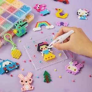 2.6mm Transparent Square Hexagonal Plastic <b>Board</b> Perler Hama Fuse <b>Beads</b> Pegboard Children's EVA Toy Puzzle for Kid and Adults - Product Image 2
