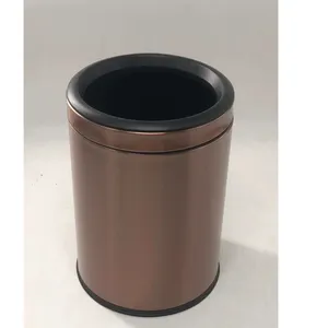 plastic trash bin