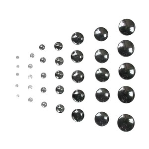 Black Polished Neodymium <b>Iron</b> Boron Magnetic Therapy Discs 5mm 1.55mm Medical Health Care Support - Product Image 1