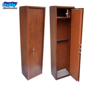 ROOF Wood Effect Coating Luxury Gun Safe Cabinet