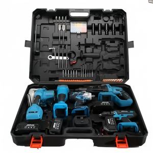 Kit de Herramientas Eléctricas Inalámbricas 5 en 1 Makits, Taladro de Impacto, Amoladora Angular, Taladro Eléctrico, Lijadora, Motor de Batería de Litio, Uso Doméstico, OEM/ODM - Product Image 2