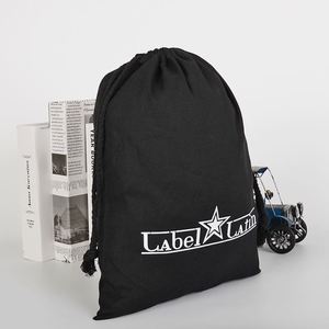 Custom Logo Eco Friendly Reusable Cotton Canvas Dust <b>Bag</b> Drawstring Drawstring <b>Bags</b> With Logo for Wedding Party Gift Packaging - Product Image 3
