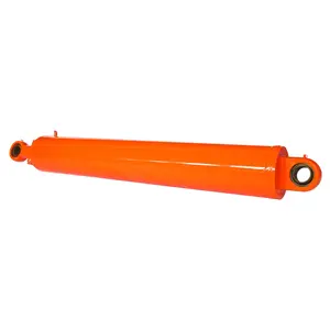 Manufacture Direct Supply, Custom / Bespoke Telescopic Hydraulic Cylinder, 3 Stages Long Stroke Hydraulic Cylinder,