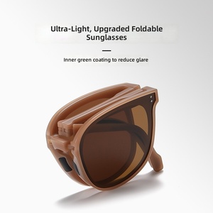 Gafas de Sol Plegables Ultraligeras Estilo GM, con Marco TR90, Polarizadas, Revestimiento Interior Verde, Protección Solar, Disponibles en Stock - Product Image 2