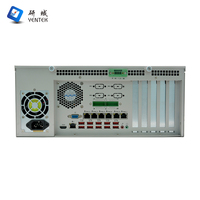 Serveur PC industriel LGA1150 4U ATX avec emplacements PCIe, 6 ports série RS232 DB9, compatible Win10/11, montage en rack, large plage de températures, YENTEK en stock