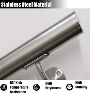 Kính lan can vòng thép không gỉ 316 Heavy Duty bề mặt ống hình ống lan can cho cầu thang - Product Image 4